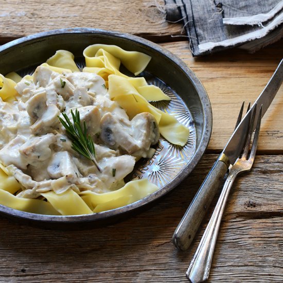 15-Minute Turkey Stroganoff