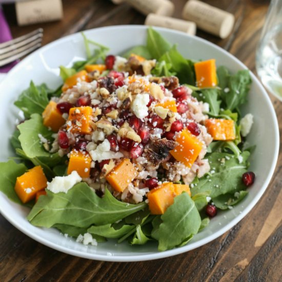 Roasted Squash and Wild Rice Salad