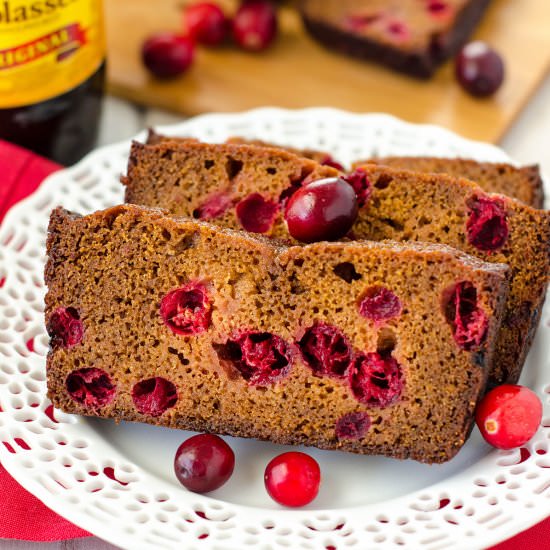 Cranberry Gingerbread