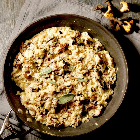 Mushroom Sage Risotto