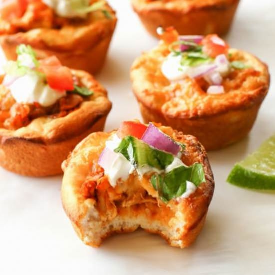 Chicken Taco Cupcakes