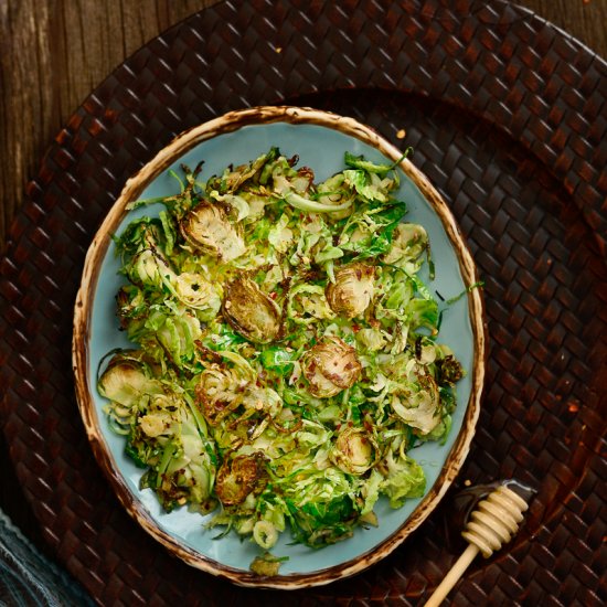 Honey N’ Ginger Brussel Sprouts