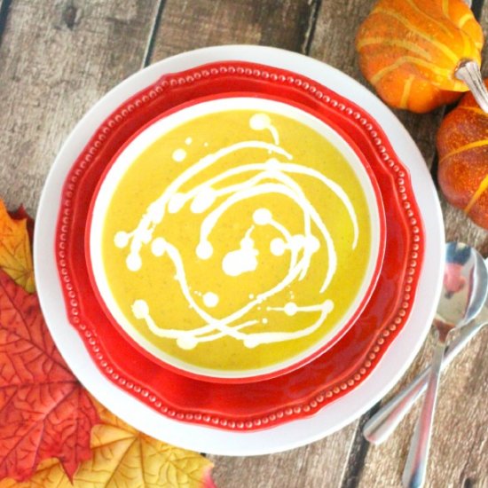 Ten Minute Pumpkin Curry Soup