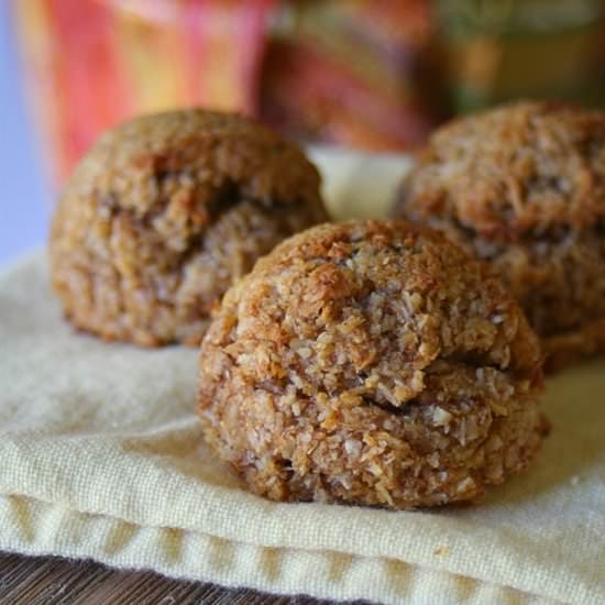 Pumpkin Spice Coconut Macaroons