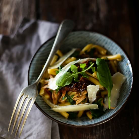 Pasta with Roasted Meat