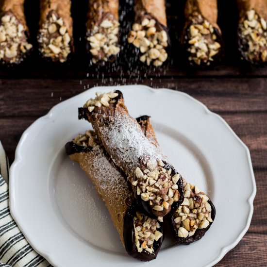 Chocolate Hazelnut  Cannoli