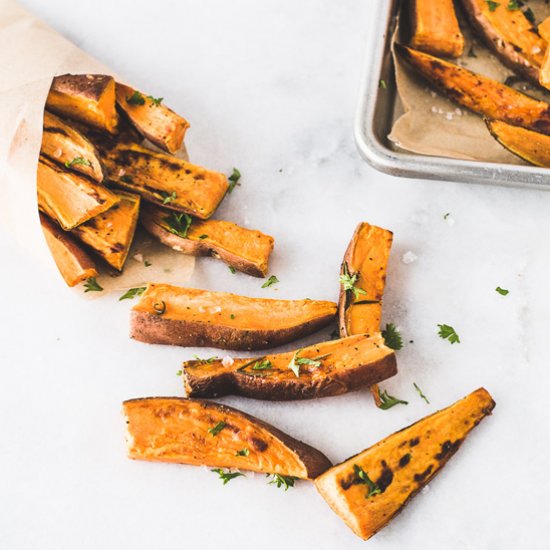 Crispy Baked Sweet Potato Fries