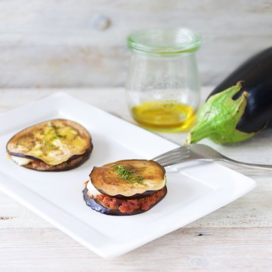 Eggplant with Tomato Tapenade