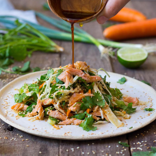 Smoked Trout + Asian Slaw Salad