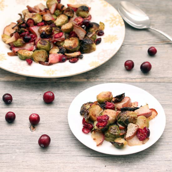 Cran-Peary Brussels Sprouts (GF, V)