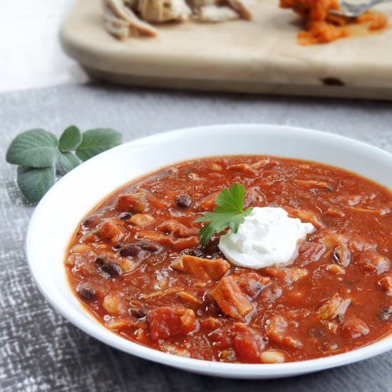 Turkey and Pumpkin Chili