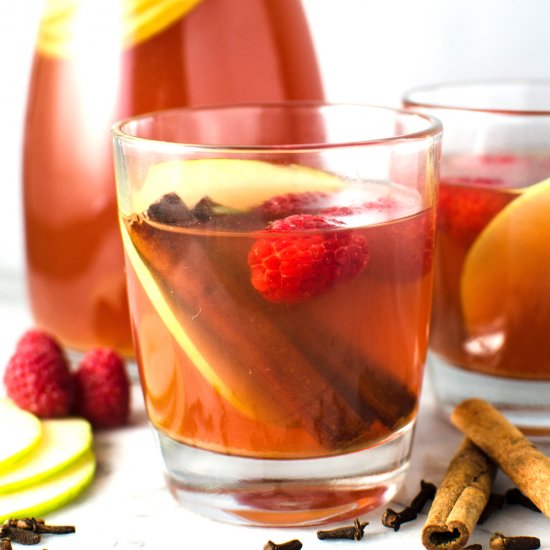 Spiced Raspberry Apple Cider