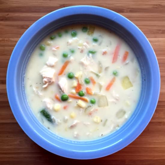 Paleo Chicken Pot Pie Soup