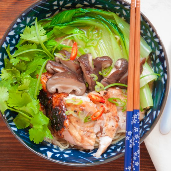 Homemade Miso Shiitake Ramen