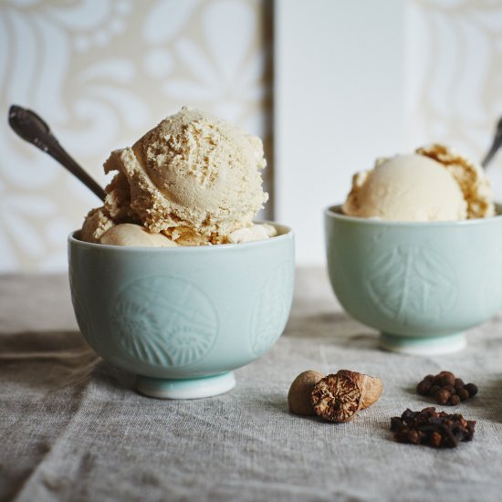 Pumpkin Pie Spice Ice Cream