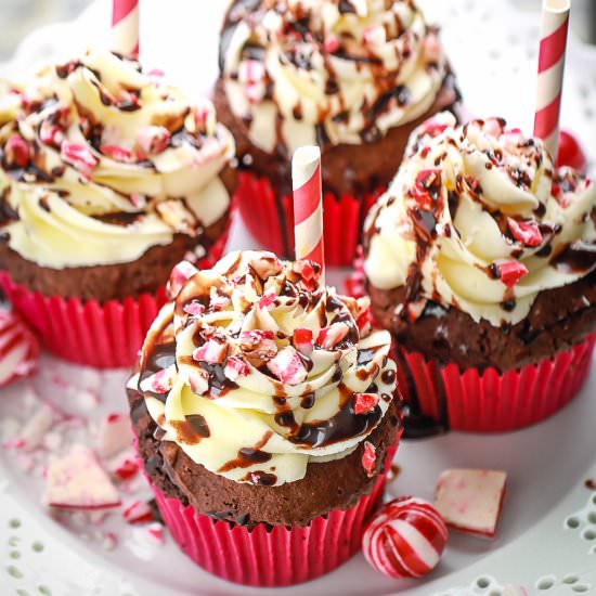 Peppermint Mocha Cupcakes