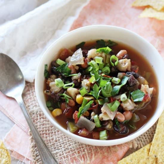 vegetarian tortilla soup