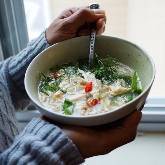 Leftover Turkey Noodle Soup