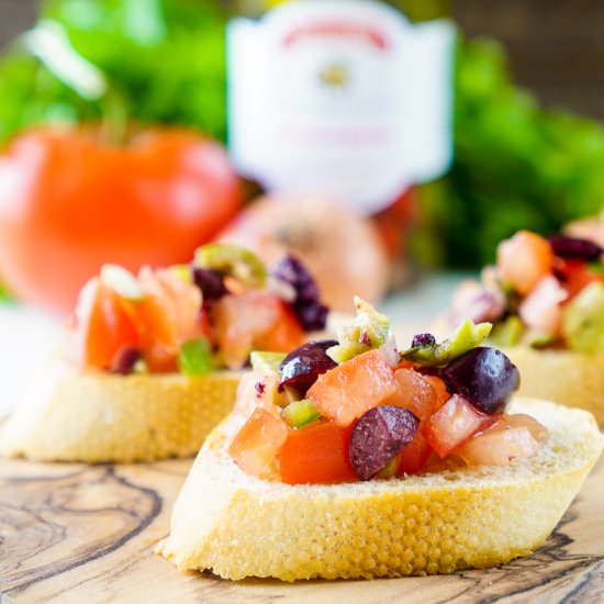 Tomato Olive Bruschetta