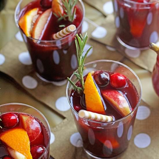 Coke Sangria Mocktails