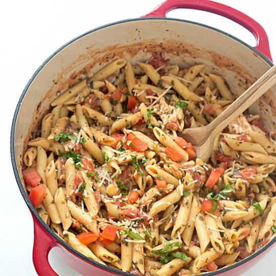 20-Minute Tuscan Chicken with Penne