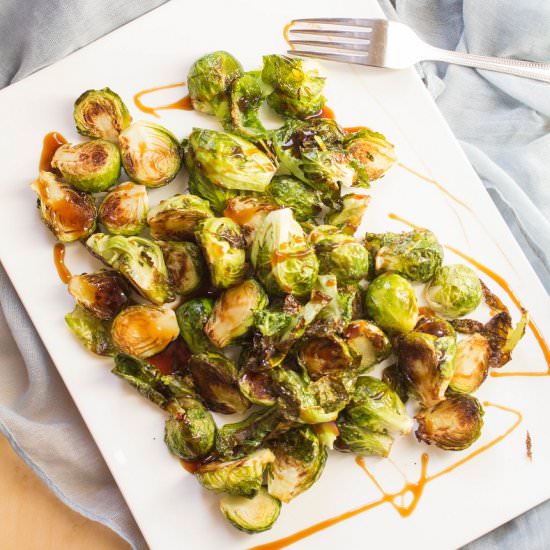 Teriyaki Glazed Brussels Sprouts