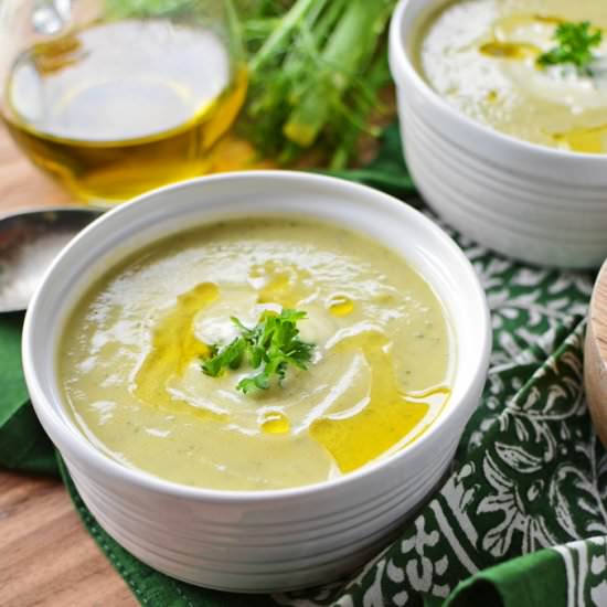 Celeriac and Fennel Soup