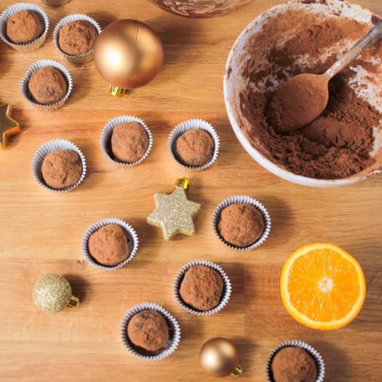 Dark Chocolate Orange Truffles