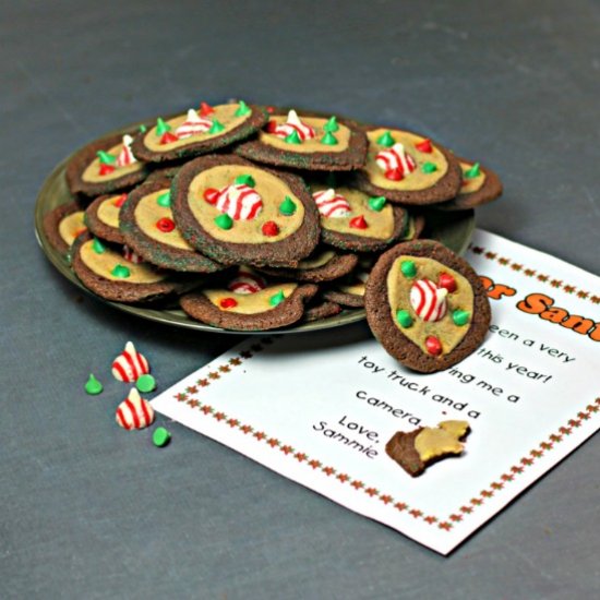 Whimsical Santa Cookies