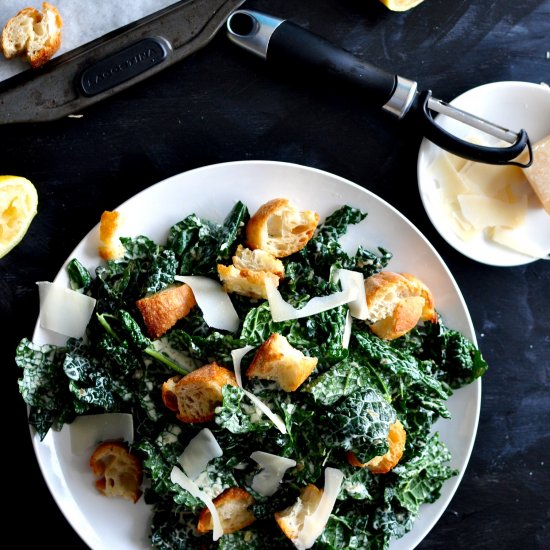 Kale Caesar Salad