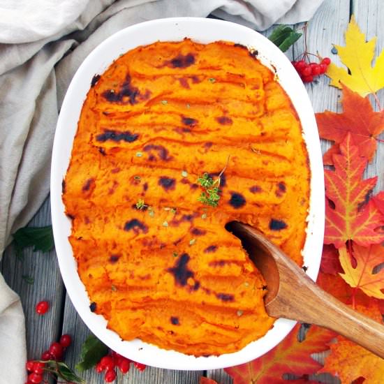 Sweet Potato Turkey Shepherd’s Pie