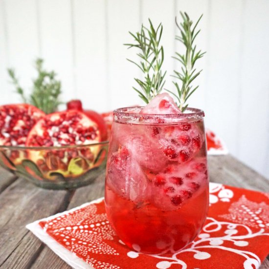 Sparkling Pomegranate Punch