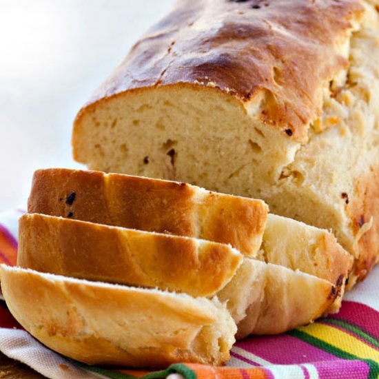 Bacon & cheese bread