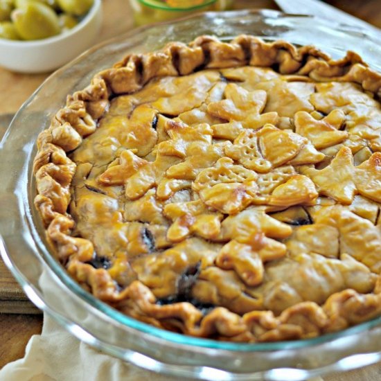 Beef Pie with Olives and Herbs