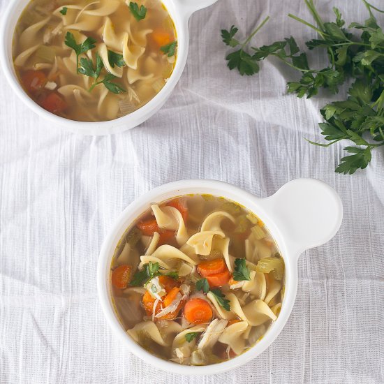 Homestyle Chicken Noodle Soup