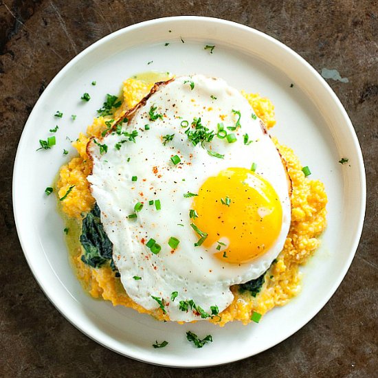 Brown Butter Pumpkin Grits