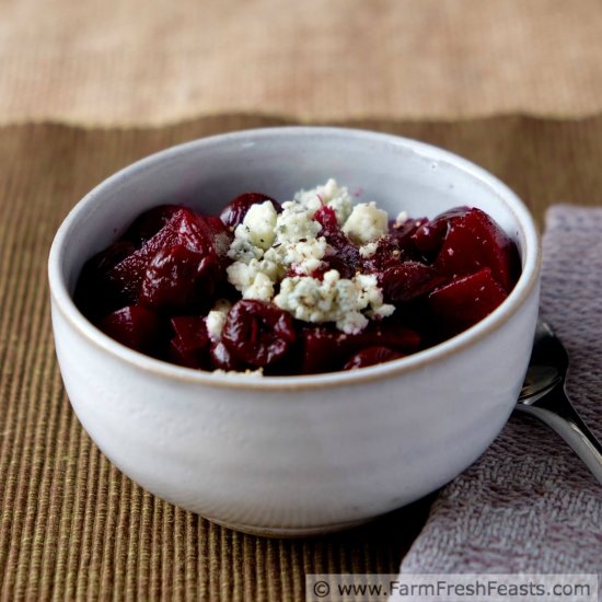 Beet & Blue Cheese Appetizer