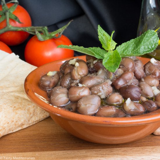 Lebanese Foul (Fava Beans)