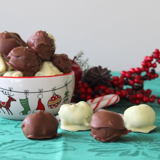 Salted Caramel Chocolate Truffles