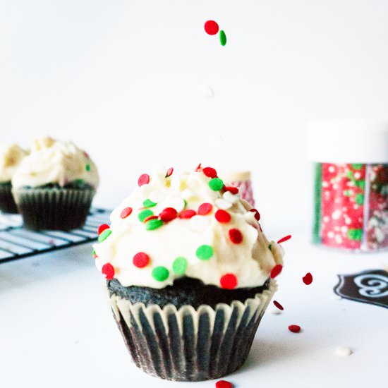 Chocolate Cupcakes & Rainbow Chip