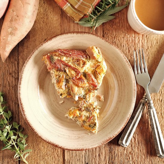 Ham and Turkey Frittata