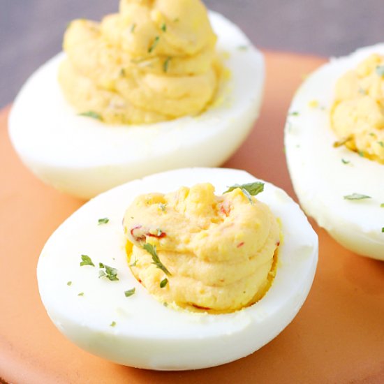 Chipotle Deviled Eggs