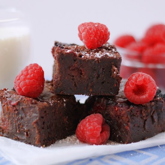 Raspberry Chocolate Brownies