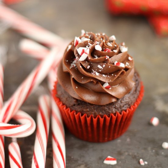 Chocolate Peppermint Cupcakes