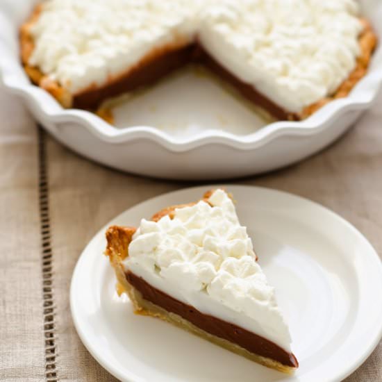 Chocolate Haupia Pie