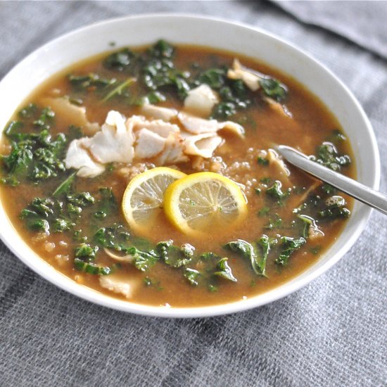 Quinoa & Lentil Broth Bowl