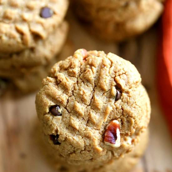 Peanut Butter Pecan Cookies