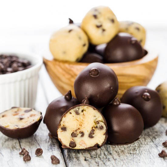 Chocolate Chip Cookie Dough Truffle