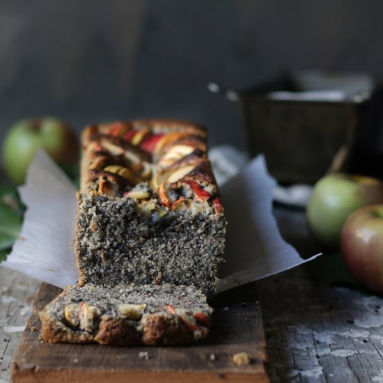 Sesame Almond Apple Cake