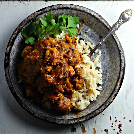 Pumpkin Chicken Tikka Masala